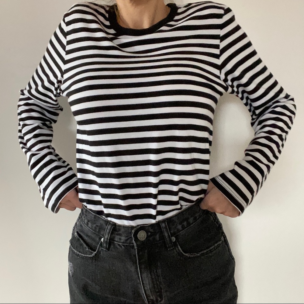 ASOS Striped Long Sleeve Top